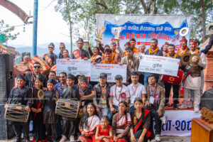 गोकर्णेश्वरमा ‘खुल्ला धिमे बाजा प्रतियोगिता २०८२’ सम्पन्न, १४ धिमे बाजा समुहबीच प्रतिस्पर्धा
